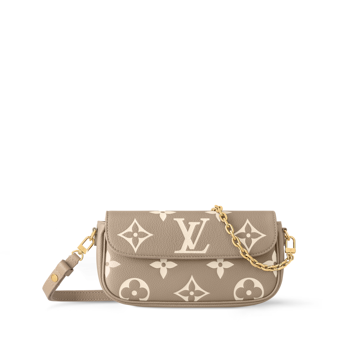Wallet On Chain Ivy Bicolor Monogram Empreinte Leather - Wallets